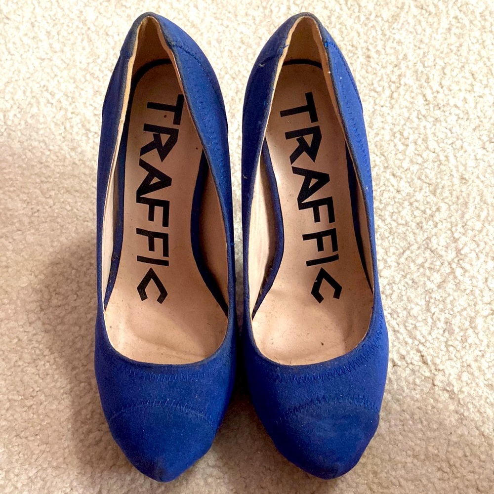 Blue heels